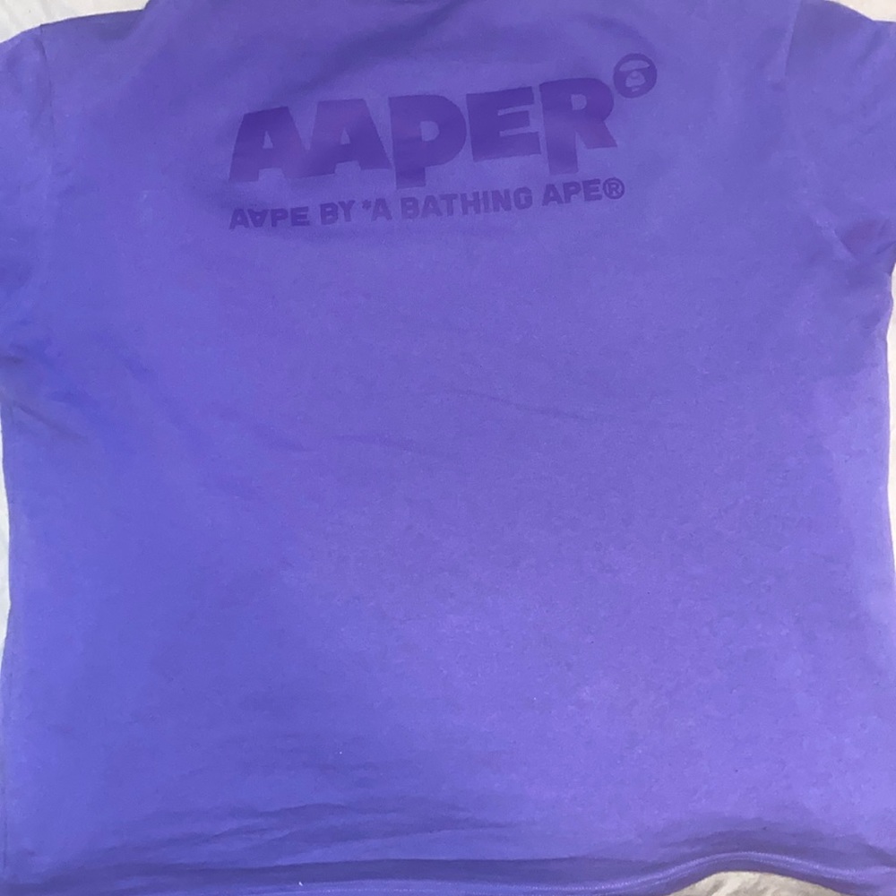 PURPLE XL BAPE SHIRT FOR SALE AND TRADE